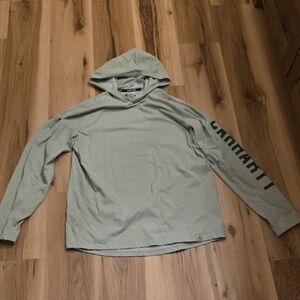 Carhartt Sage Hooded Tee with Sleeve Logo